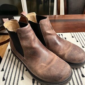 Birkenstock Men's Stalon Nubuck Chelsea Boot in Mocha